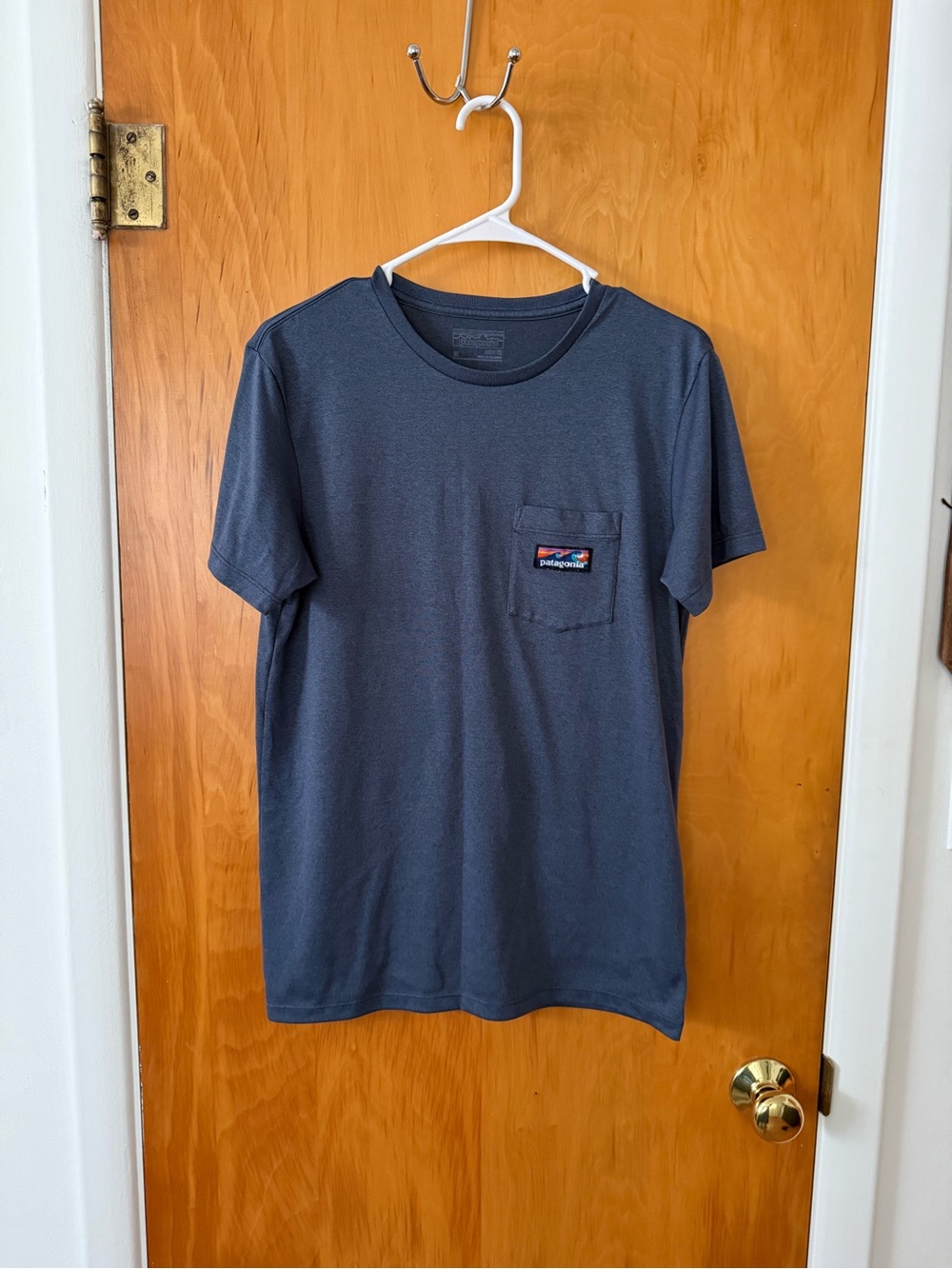 Patagonia Short-Sleeve Pocket Tee in Dark Slate